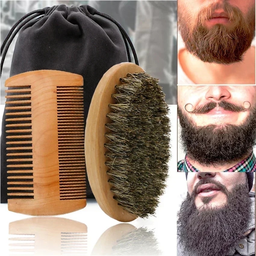 Men'S Grooming Bag - Pennello da barba professionale per barba