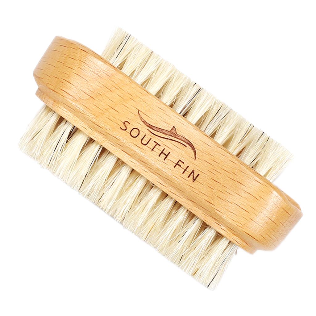 Men'S Grooming Fingernails - Spazzola in legno di faggio per