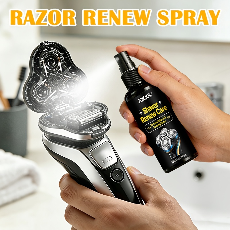 Men'S Grooming Scissors - Spray detergente e lubrificante Renew Care