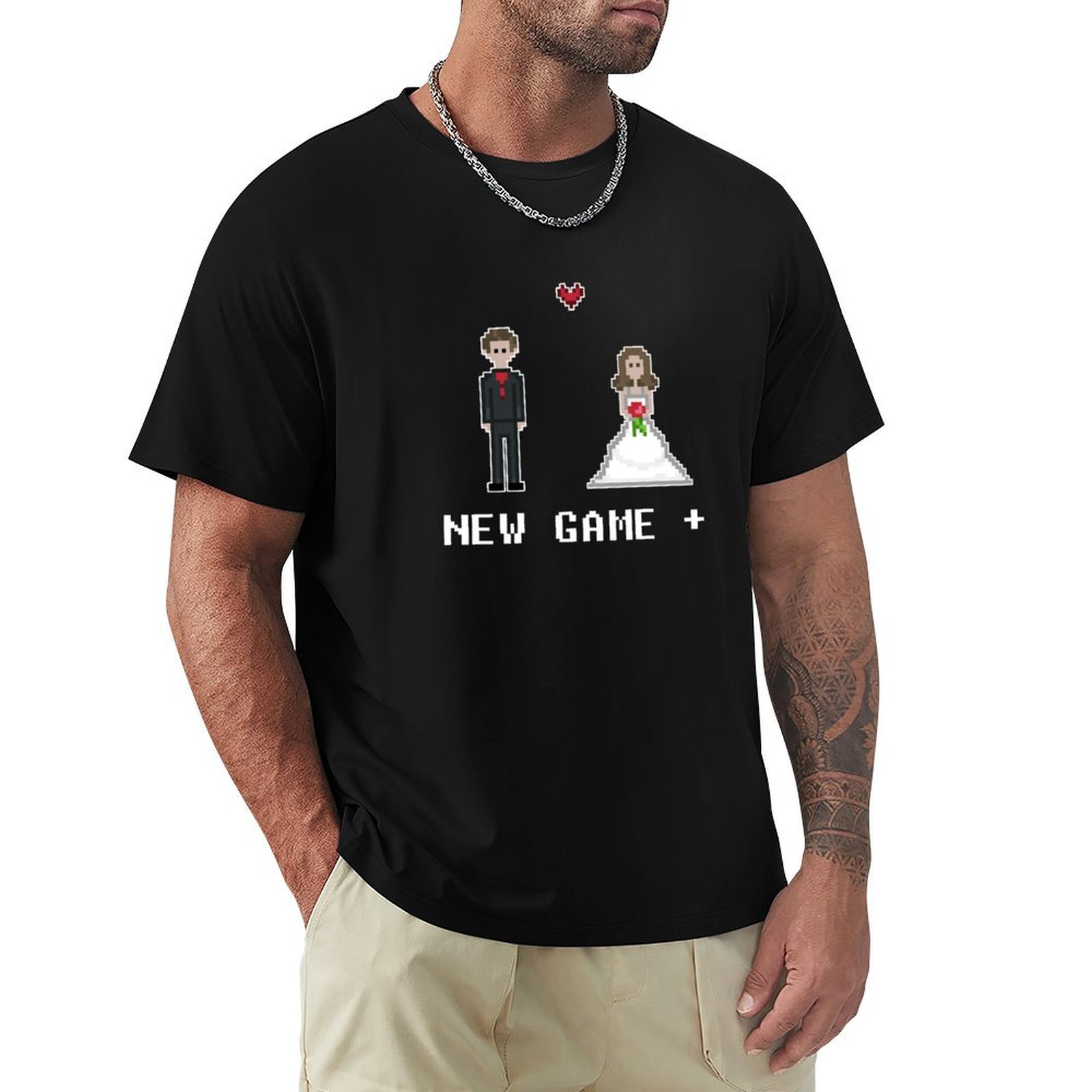 Men'S Grooming Videos - T-shirt in cotone basic taglie forti