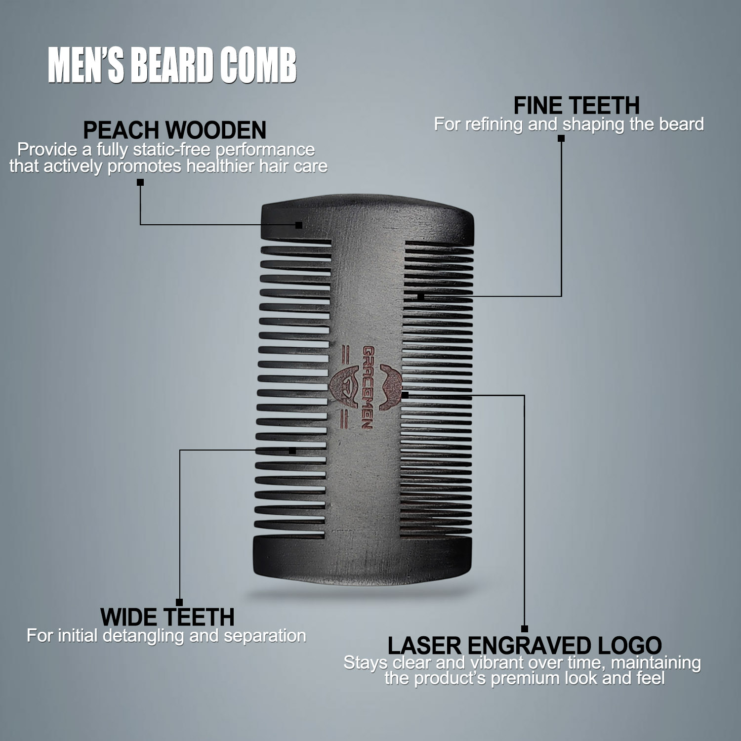 Kit per la Barba Gracemen - Se - Men'S Grooming Bag recensione e prezzo