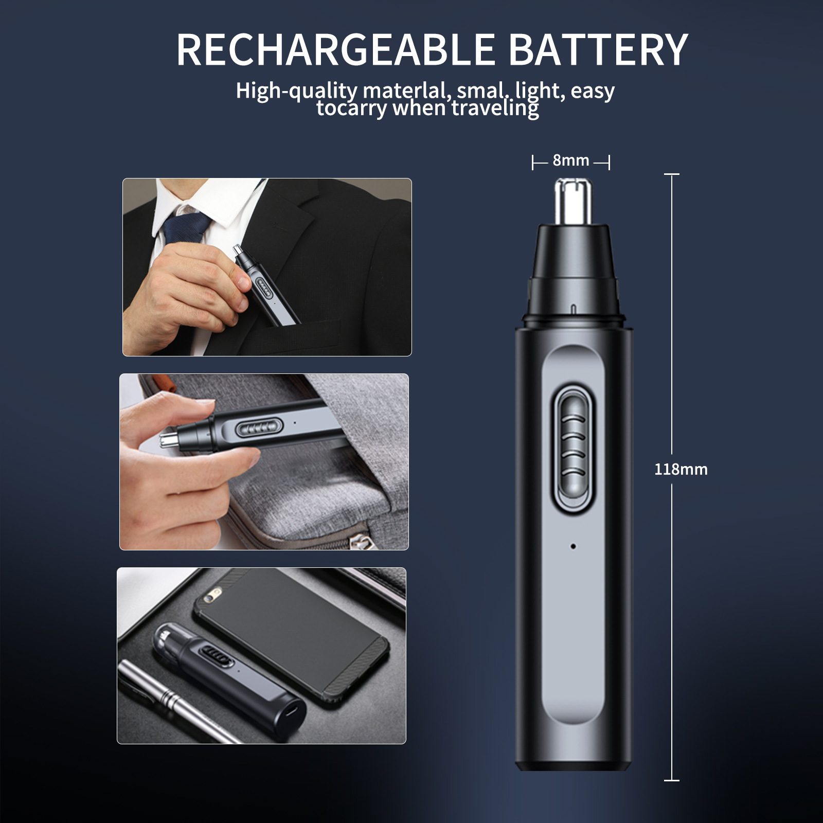 Tagliacapelli per naso per uom - Nose Hair Trimmer recensione e prezzo