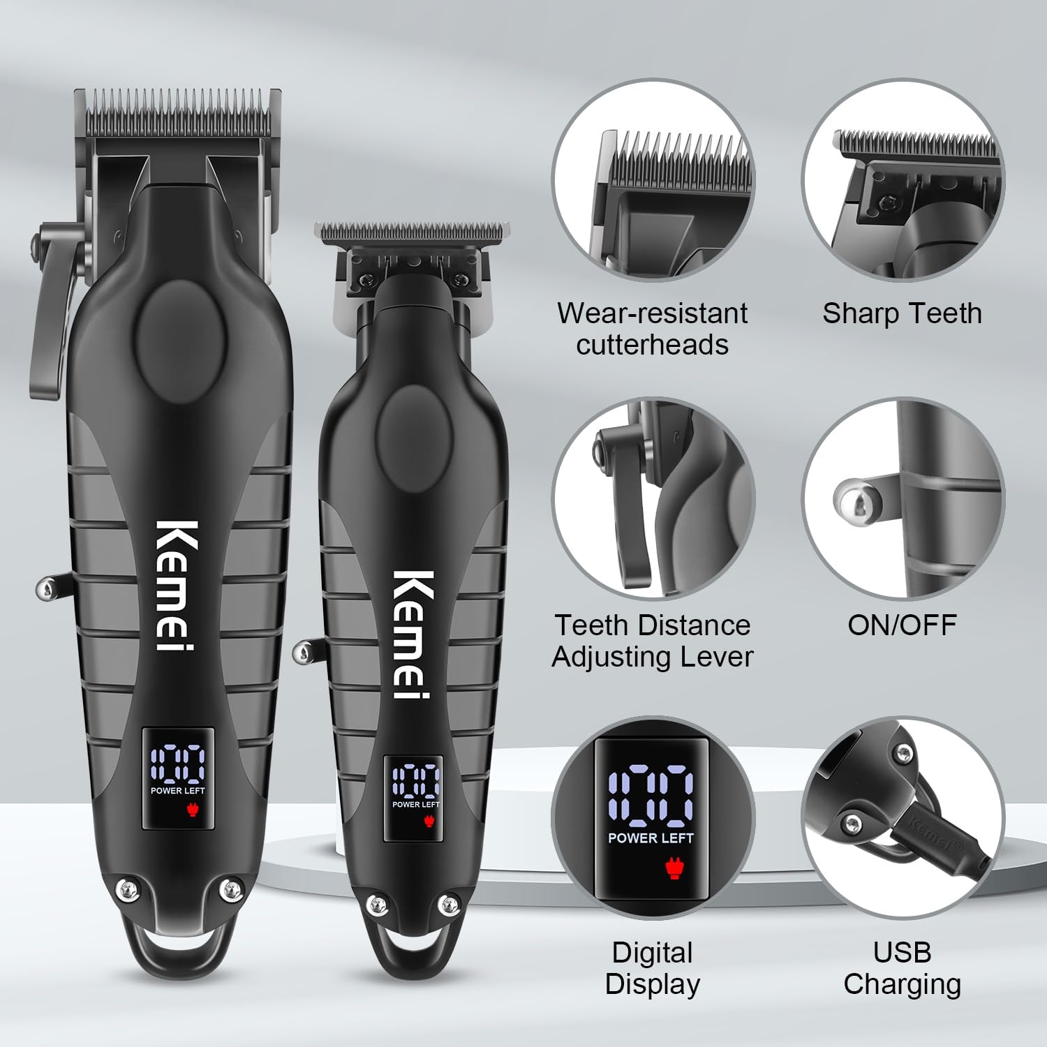 Kemei Kit tagliacapelli da uom - Men'S Grooming Scissors recensione e prezzo