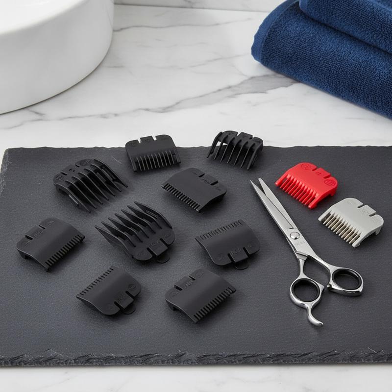 Set di Pettini Guida per Tosat - Men'S Grooming Scissors recensione e prezzo