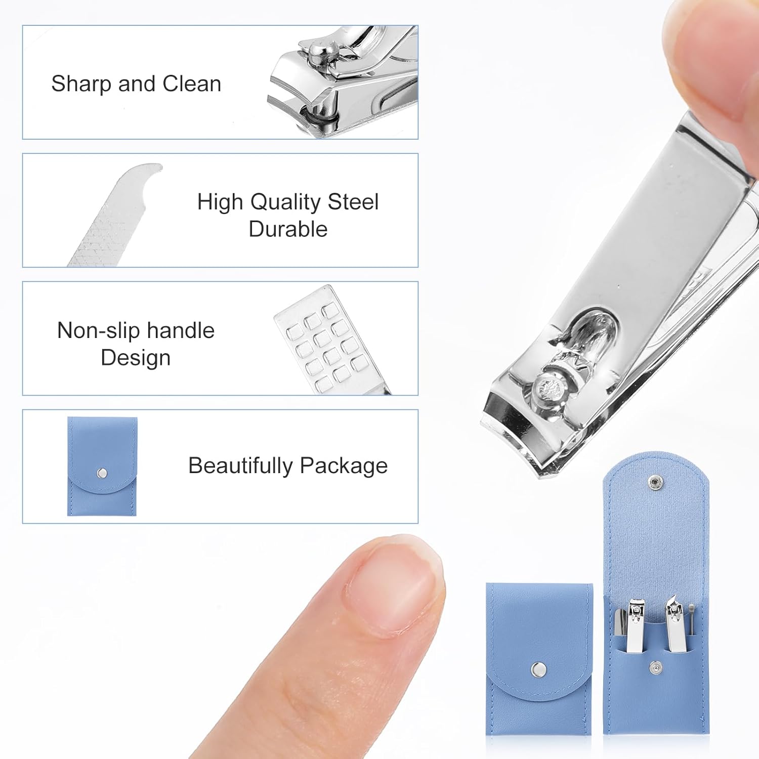 Set di 4 tagliaunghie, kit per - Men'S Grooming Fingernails recensione e prezzo